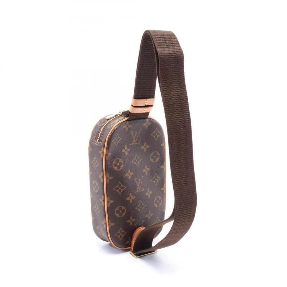 LOUIS VUITTON Brown Monogram Leather Pochette Fanny Pack - Picture 3 of 8